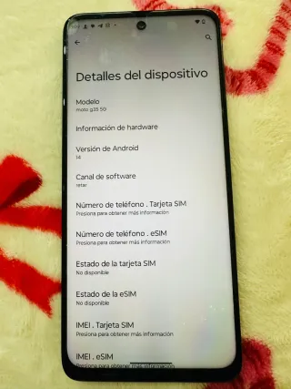 Motorola G35 Verde Nuevo Con cargador original