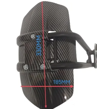 Parafango carbonio bici e monopattino