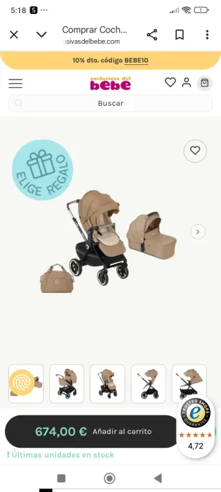 Carro de bebé Jane crossligth