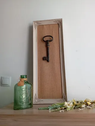 Cuadro Vintage Llave Antigua