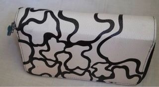 Bolso y Monedero Tous Beige/Negro