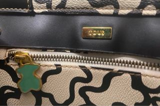 Bolso y Monedero Tous Beige/Negro