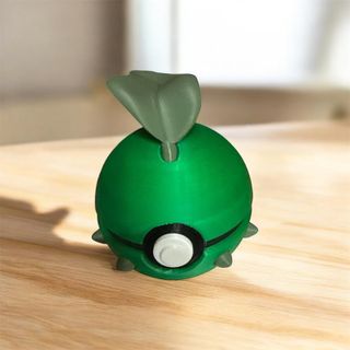 Pokeball Chikorita 3D