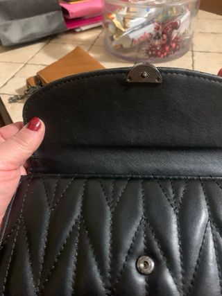 Portafoglio donna morbido nero