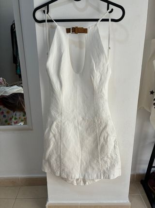 Vestido blanco Zara