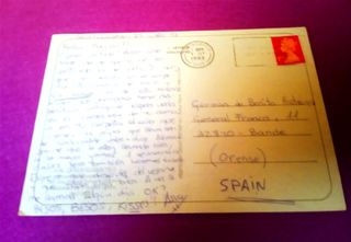 LOTE: "6 POSTALI VINTAGE". ANNI '80.