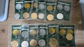 Colección de monedas antiguas