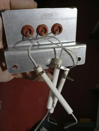 Quemador Caldera Gas Roca con Electrodos