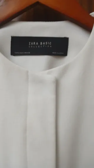 Chaqueta Blazer Blanca Estruc