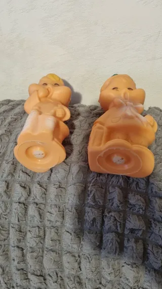 Pupazzi vintage in gomma