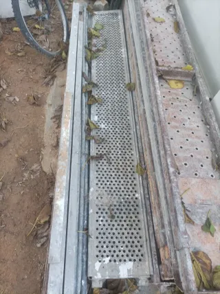 Chapa de andamio metálica