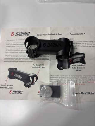 Potencia Darimo IX Carbono 80mm+ soporte