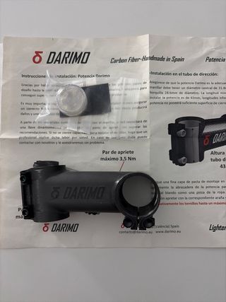 Potencia Darimo IX Carbono 80mm+ soporte