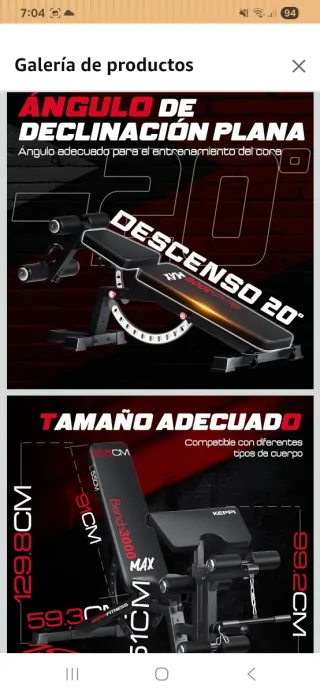 Banco de musculación KEPPI Bench3000 MAX