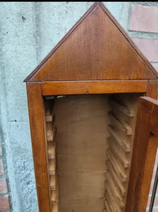 Mobiletto porta CD/DVD in legno