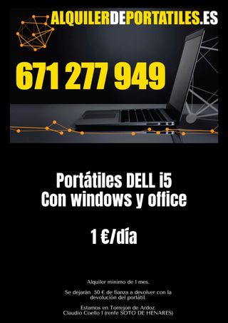 ALQUILER DE ORDENADORES PORTATILES