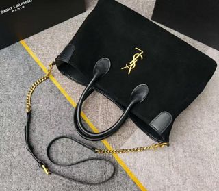 Bolso Saint Laurent Negro y Dorado