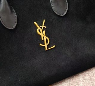 Bolso Saint Laurent Negro y Dorado