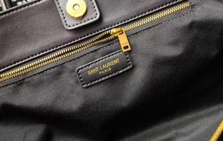 Bolso Saint Laurent Negro y Dorado