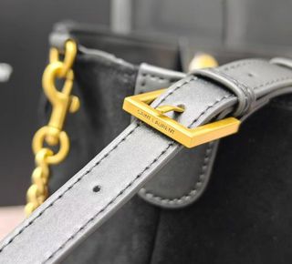 Bolso Saint Laurent Negro y Dorado