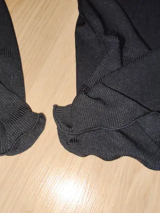 Camiseta manga larga mujer negra