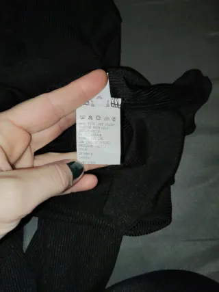 Camiseta manga larga mujer negra