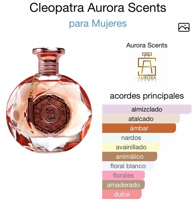 Perfume Cleopatra Aurora Scents 100ml