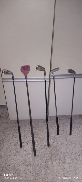 Bolsa de golf infantil con palos
