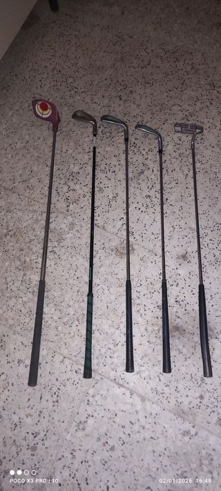 Bolsa de golf infantil con palos