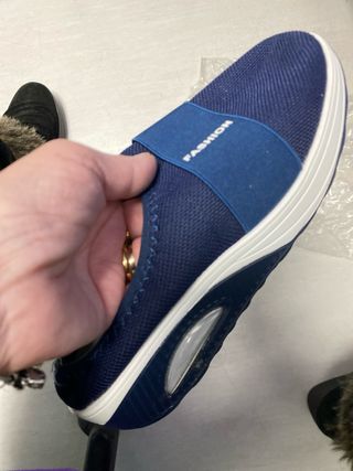 Scarpe sano Donna a barchetta  Blu/Bianco Nuove