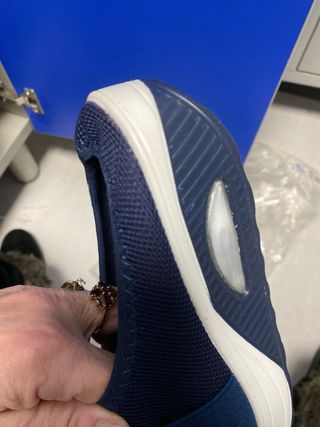 Scarpe sano Donna a barchetta  Blu/Bianco Nuove