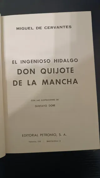 Don Quijote de la Mancha – Libro clásico