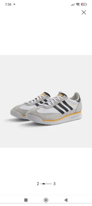 Adidas SL 72 grises y blancas