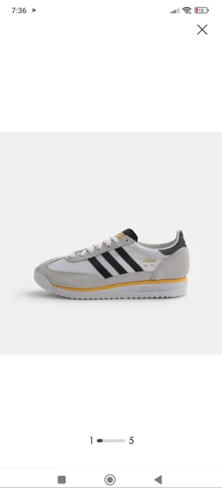 Adidas SL 72 grises y blancas