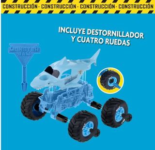 Monster Jam Mechanix Camión Tiburón 1:43