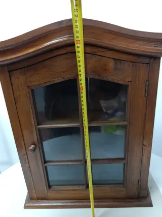 Vitrina Vintage Madera y Cristal