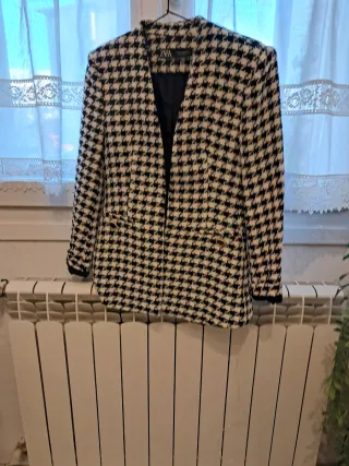 Chaqueta Zara Houndstooth