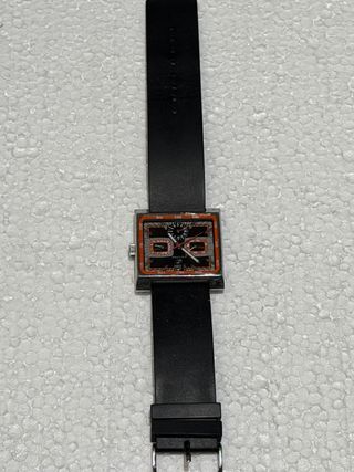 Reloj Calypso Hombre Negro Naranja