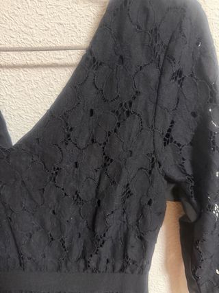 Vestido Lovely Fiesta Negro Encaje