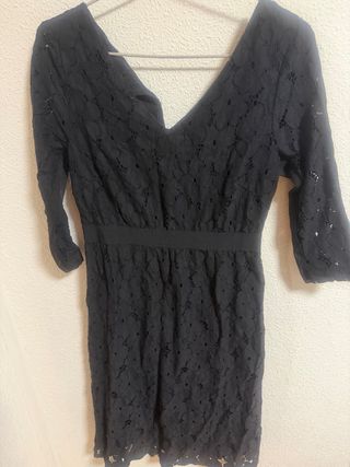 Vestido Lovely Fiesta Negro Encaje