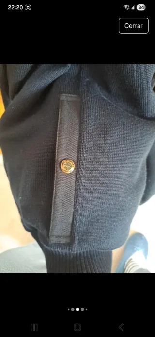 Chaqueta Lana Paul & Shark Negra