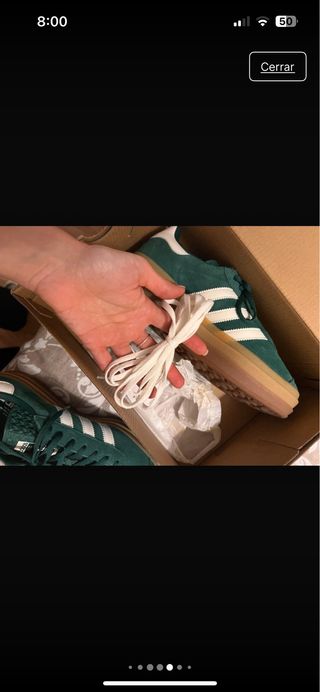 Adidas Gazelle Plataforma Verdes