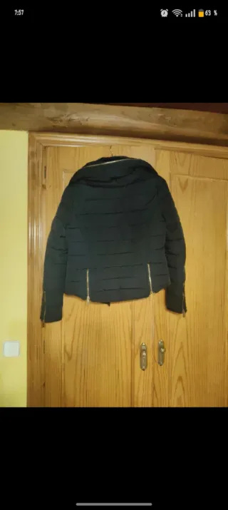Cazadora Zara Negra Mujer