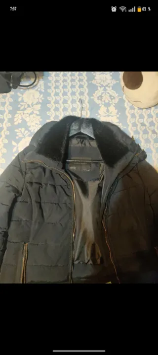 Cazadora Zara Negra Mujer