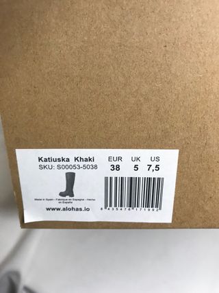 Stivali alti Katiuska Alohas T38