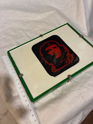 Che Guevara tessuto in cornice