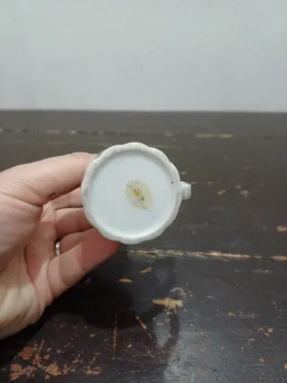 Lampada a olio in ceramica con rose