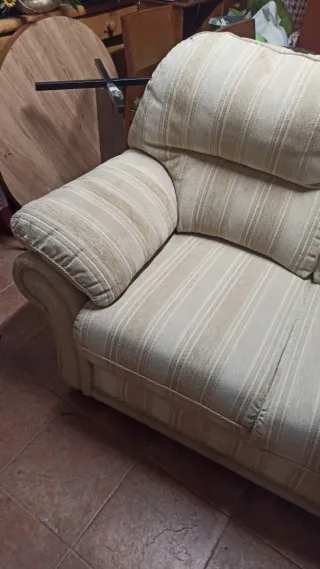 Sofá de 3 plazas de tela