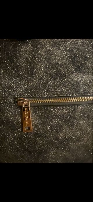 Nuova￼ borsa Cafe'Noir similpelle nera e oro