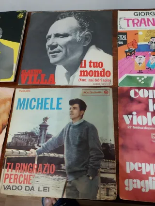 Lotto 8 dischi 45 giri Nazionali Pop Rock